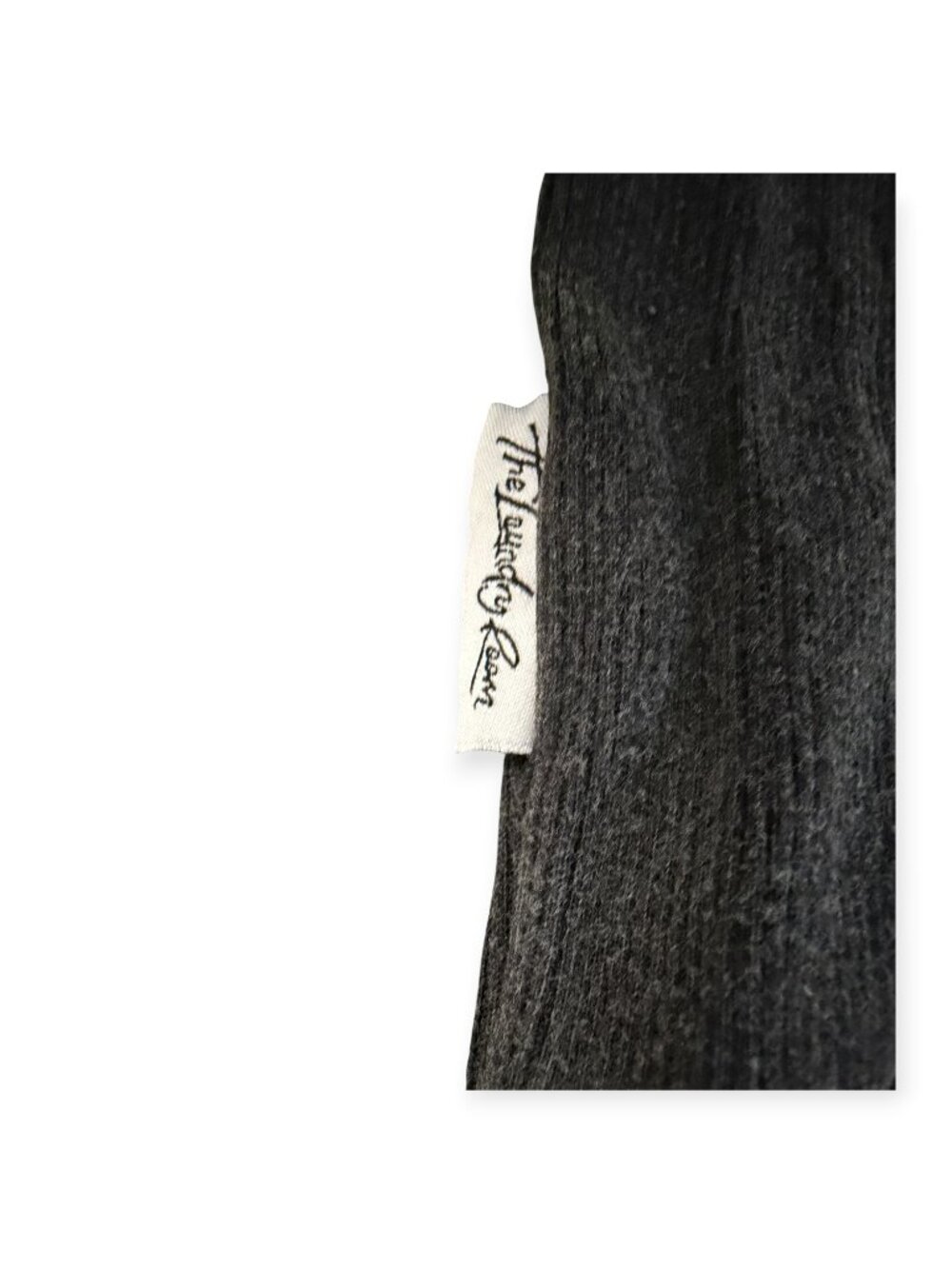 NWT The Laundry Room Los Angeles Rib Tank Top – Black/Charcoal –  S- MSRP $59 - Picture 3 of 7